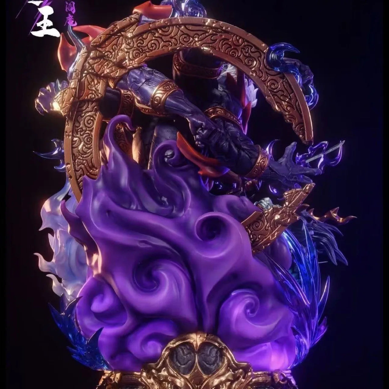 Roronoa Zoro King of Hell Enma GK Resin Statue Figure - One Piece Anime Collectible 20cm