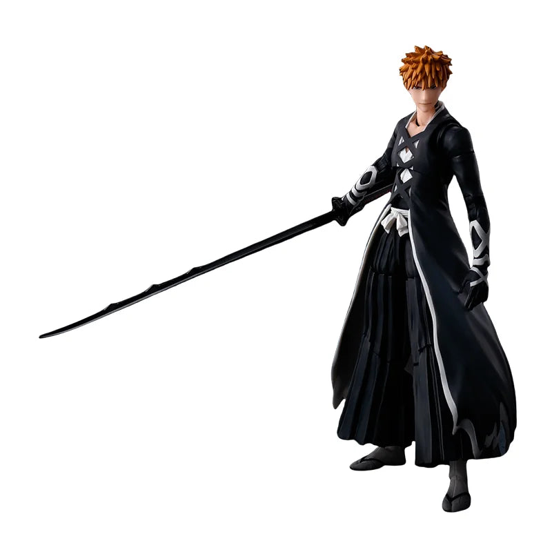 Bleach Thousand-Year Blood War S.H.Figuarts Action Figure Set - Ichigo, Renji, Byakuya, Kenpachi 15cm