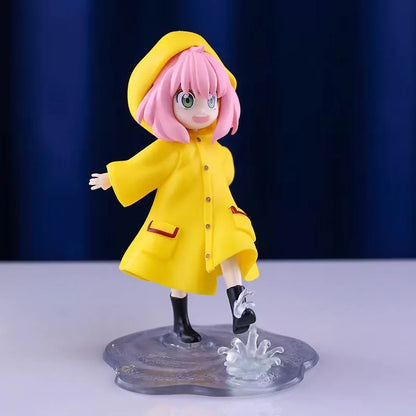 Spy x Family Anya Forger Raincoat Anime Figure - Premium PVC Collectible Statue 12.5CM