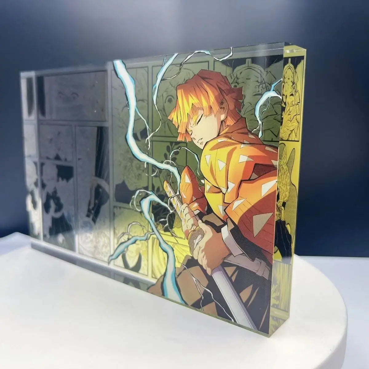 Demon Slayer Creative High-Value Acrylic Brick Computer Desktop Ornaments