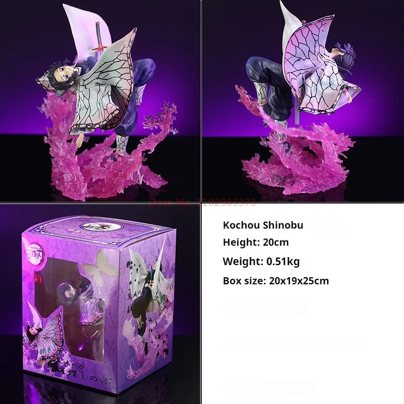 Demon Slayer Shinobu Kocho Butterfly Dance Anime Figure  20cm