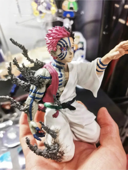 13cm Demon Slayer Akaza Hakuji Anime Figure