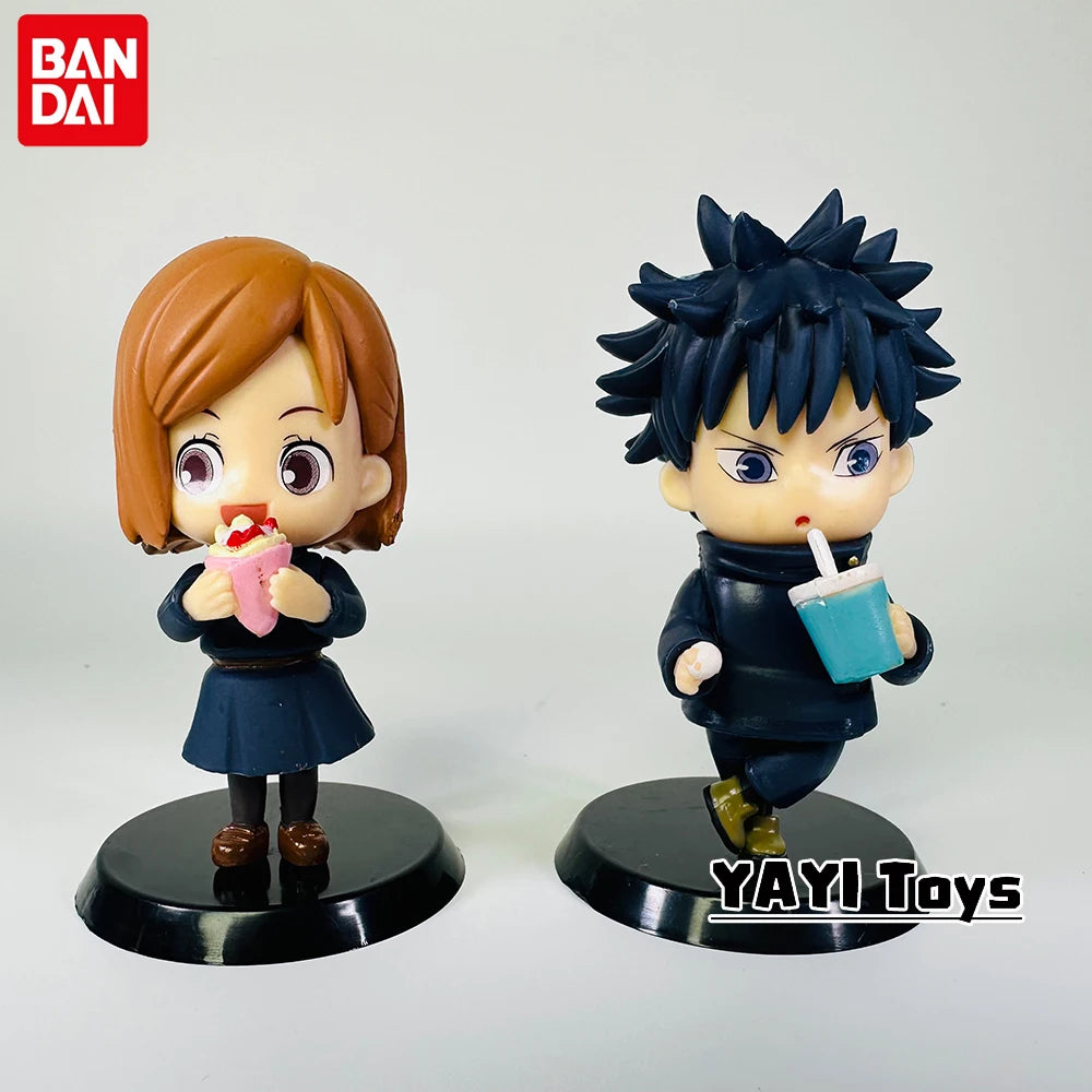 Jujutsu Kaisen Anime Figure Set - Sorcerers & Snacks Edition (6-Piece Collectible)