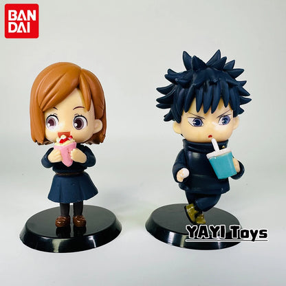 Jujutsu Kaisen Anime Figure Set - Sorcerers & Snacks Edition (6-Piece Collectible)