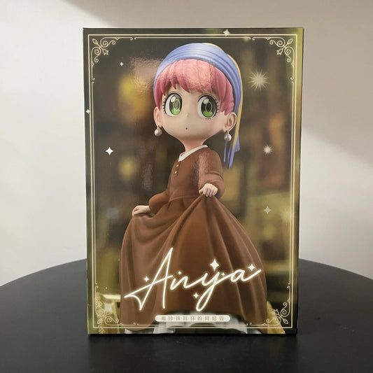 GULUGULU Studio Anya Forger Resin Statue - Spy x Family x Girl with a Pearl Earring Cosplay Figure 20cm