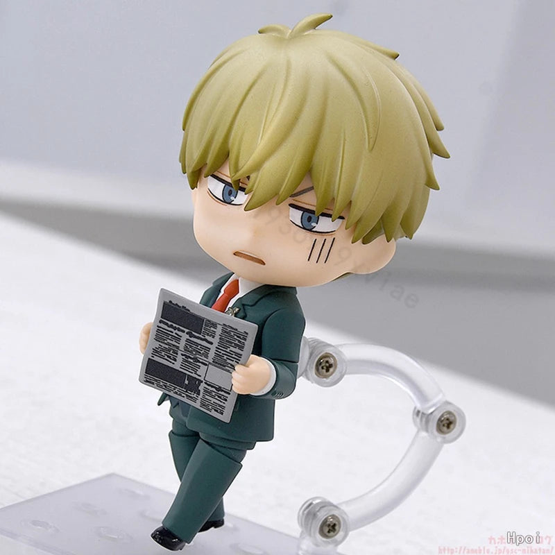 Spy x Family Nendoroid Figure Set - Loid, Anya & Yor Forger Collectible Anime Figurines - 10cm
