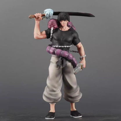 Jujutsu Kaisen Toji Fushiguro Action Figure | JJK Zenin Toji Collectible Anime Statue | 22cm PVC Model with Inverted Spear of Heaven