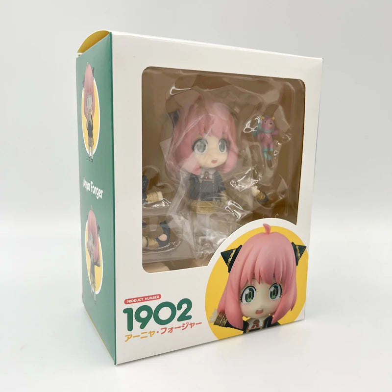 Spy x Family Nendoroid Figure Set - Loid, Anya & Yor Forger Collectible Anime Figurines - 10cm