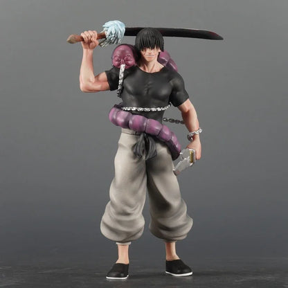 Jujutsu Kaisen Toji Fushiguro Action Figure | JJK Zenin Toji Collectible Anime Statue | 22cm PVC Model with Inverted Spear of Heaven