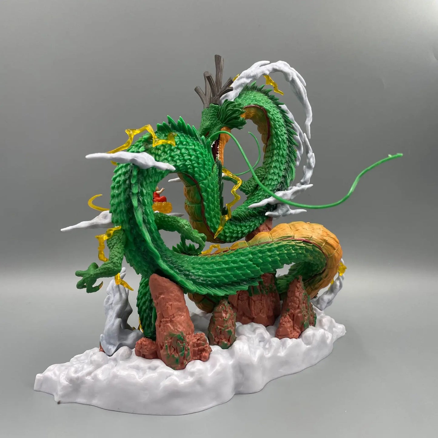 Epic Dragon Ball Z Shenron & Goku Figure Statue - Premium Anime Collectible 24cm