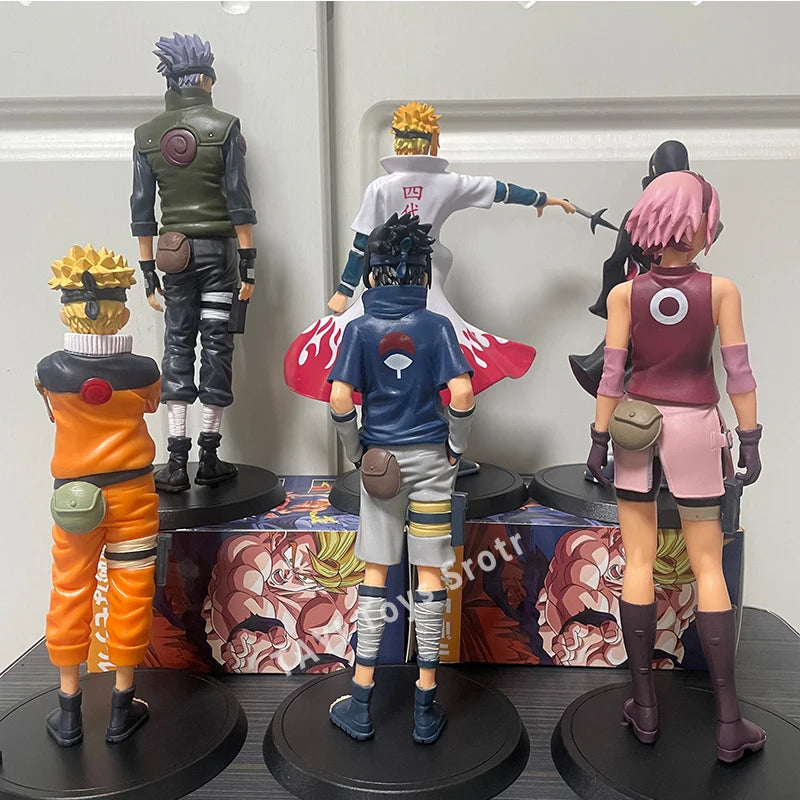 Naruto Shippuden Anime Action Figures Set - Collectible PVC Model Dolls