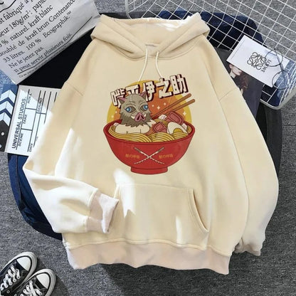 Fashionable Anime Demon Slayer Printed Hoodie