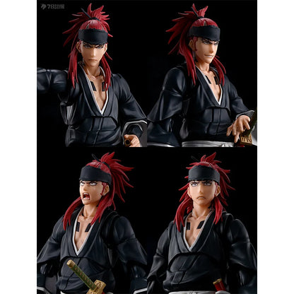 Bleach Thousand-Year Blood War S.H.Figuarts Action Figure Set - Ichigo, Renji, Byakuya, Kenpachi 15cm