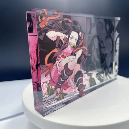 Demon Slayer Creative High-Value Acrylic Brick Computer Desktop Ornaments