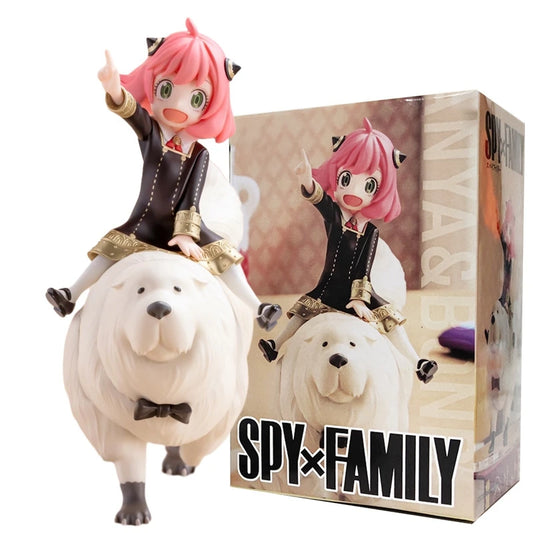 Spy x Family Anya & Bond Forger Figure | Anime Manga Collectible Statue 14cm