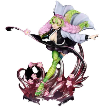 Demon Slayer Mitsuri Kanroji Figure - Love Hashira PVC Action Statue 22cm