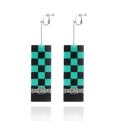 Demon Slayer Kimetsu no Yaiba Acrylic Earrings Jewelry
