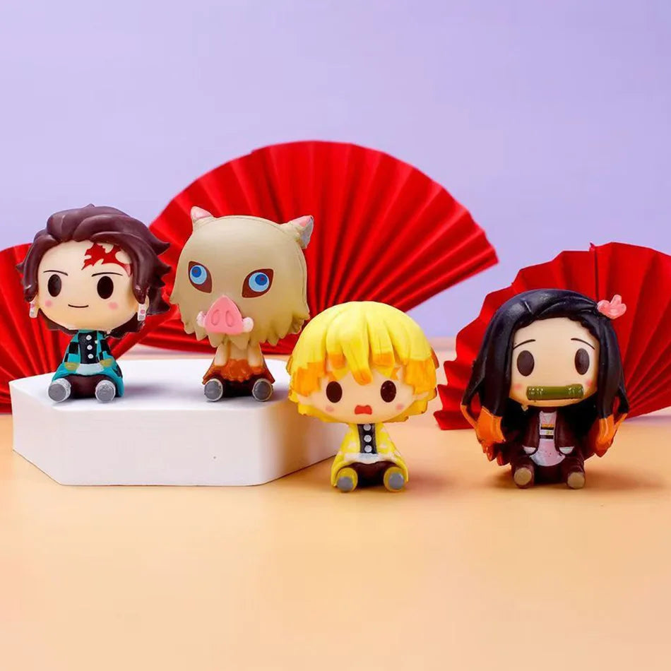 Anime Demon Slayer Blind Bag 4pcs Set