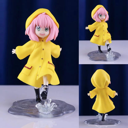 Spy x Family Anya Forger Raincoat Anime Figure - Premium PVC Collectible Statue 12.5CM