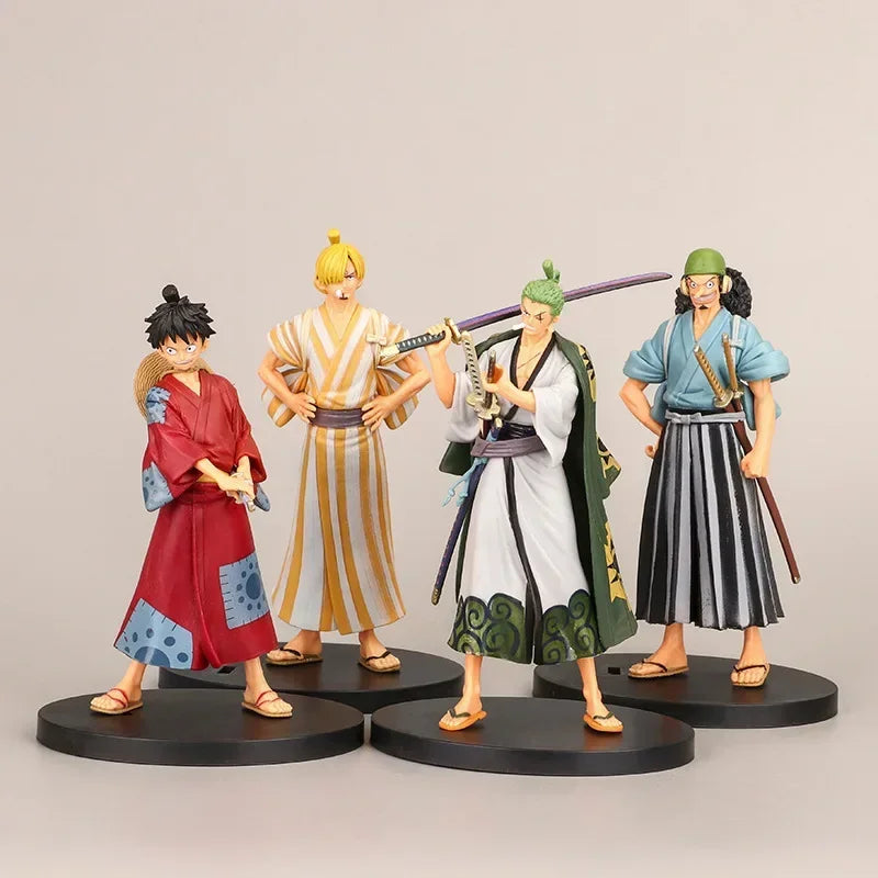 One Piece Wano Country Arc Action Figure Set - 18cm Collectible Anime Figures