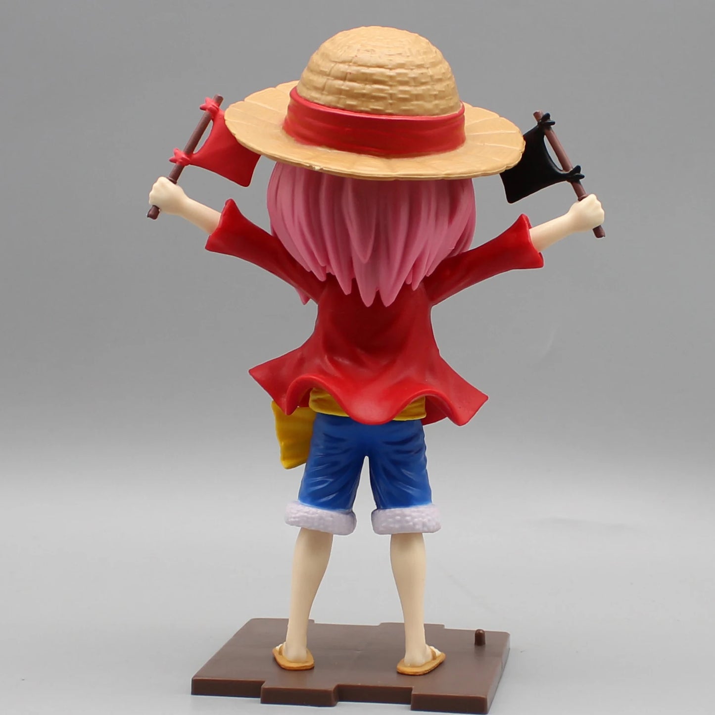 SPY x FAMILY Anya Forger Cosplay Monkey D. Luffy Action Figure - One Piece Crossover Collectible Anime Figurine 19CM