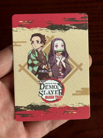 Flash Demon Slayer Cards Mugen Train SSP Card Ultra Rare Card Character Collection Card