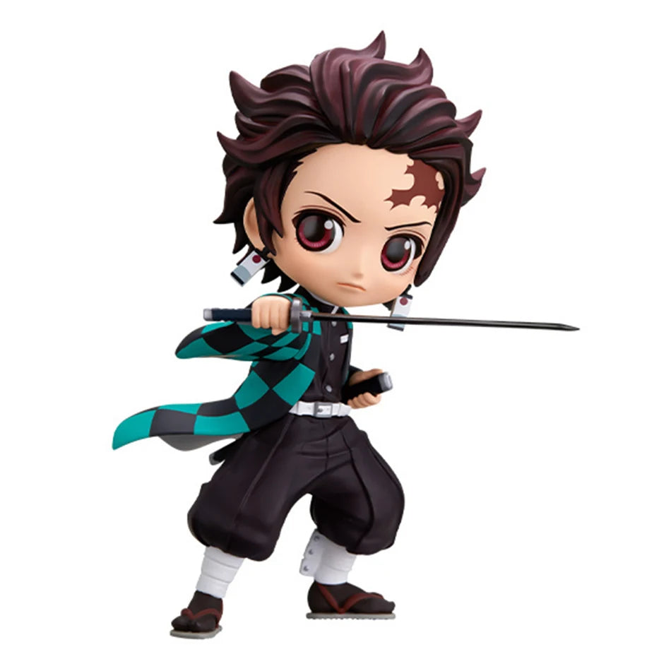Banpresto Demon Slayer Q Posket Petit Figure Set - Kimetsu no Yaiba Anime Collectible Action Figures 15cm