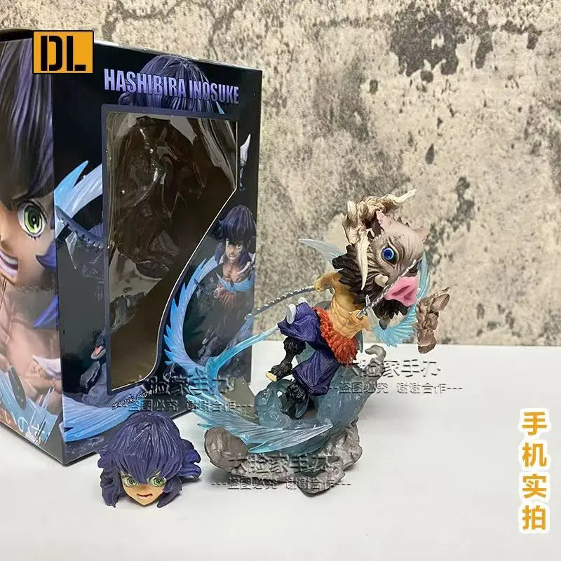 Demon Slayer Inosuke Hashibira Resin Figure Statue 9cm