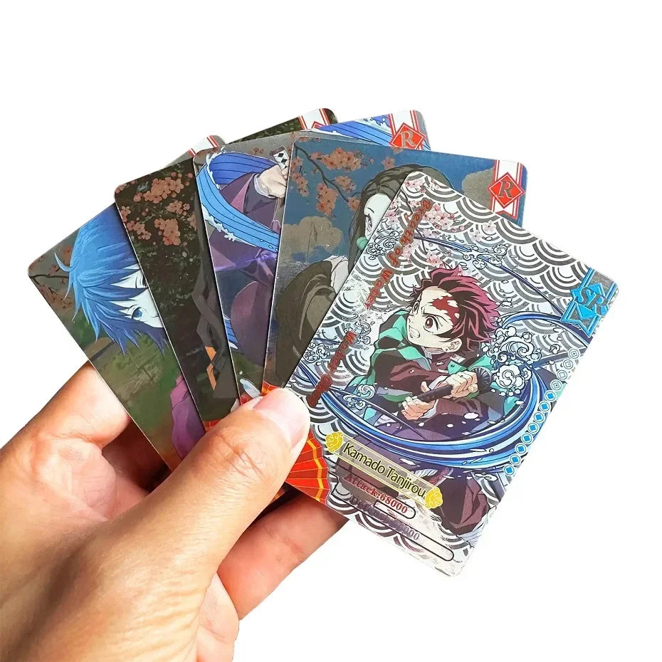 Flash Demon Slayer Cards Mugen Train SSP Card Ultra Rare Card Character Collection Card