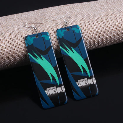 Demon Slayer Kimetsu no Yaiba Acrylic Earrings Jewelry