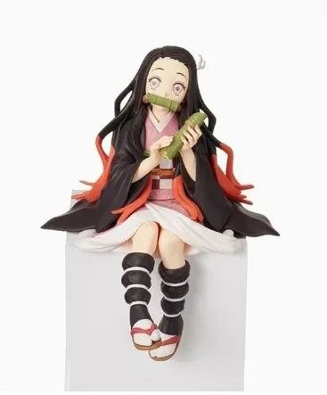 10-15cm Anime Demon Slayer Figure Sitting Posture Action Figure