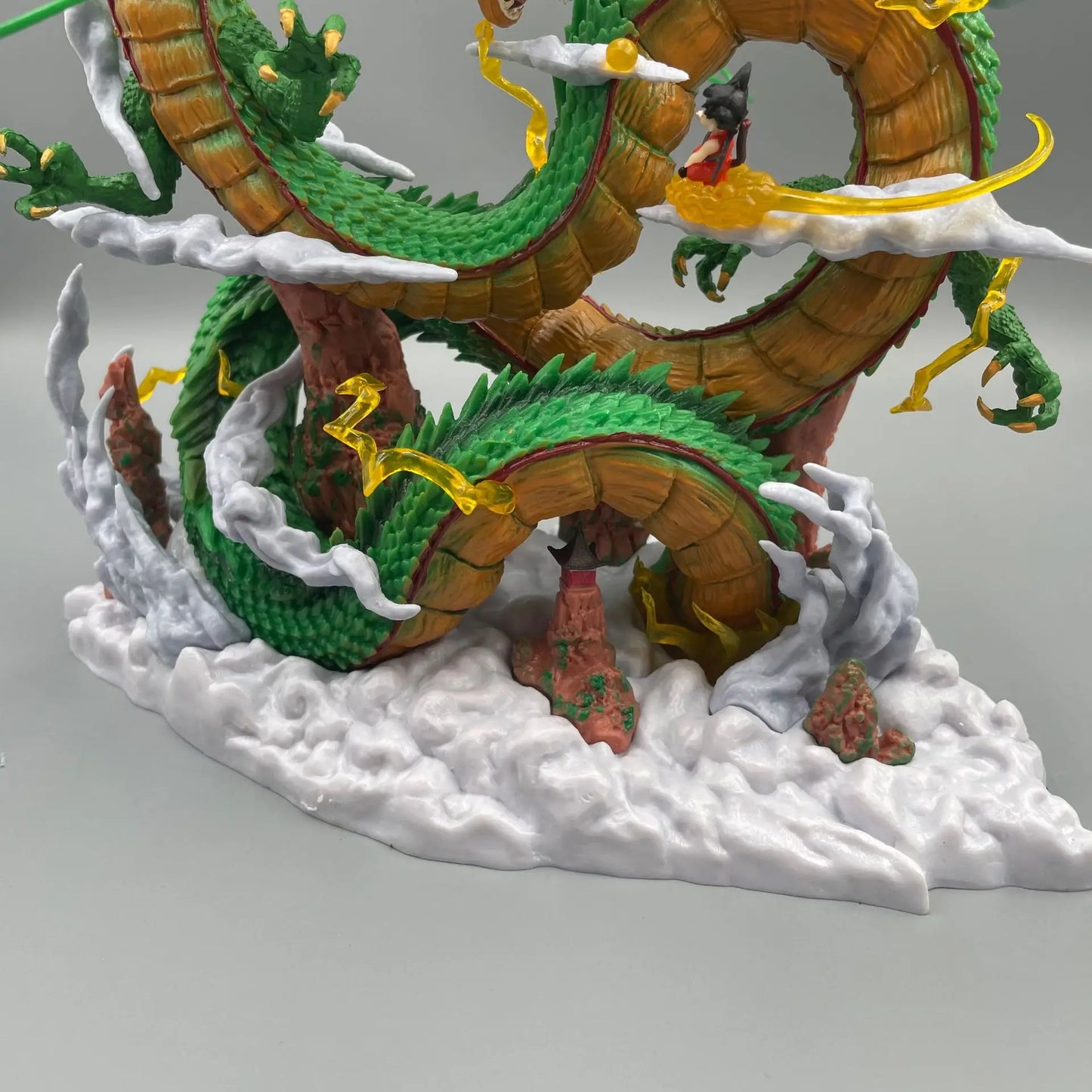 Epic Dragon Ball Z Shenron & Goku Figure Statue - Premium Anime Collectible 24cm