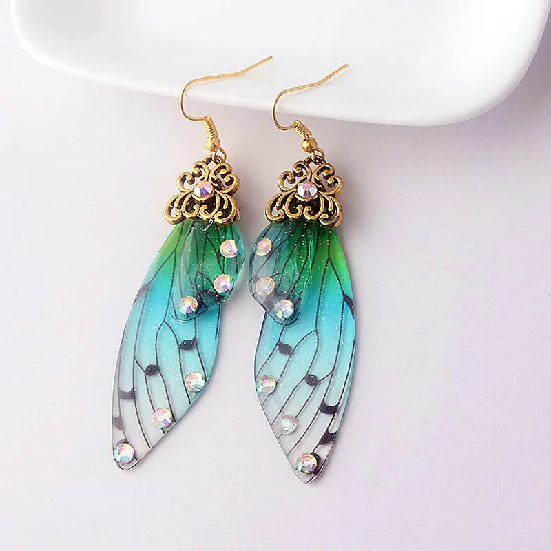 Demon Slayer Kimetsu no Yaiba Butterfly Wing Earrings Jewellery