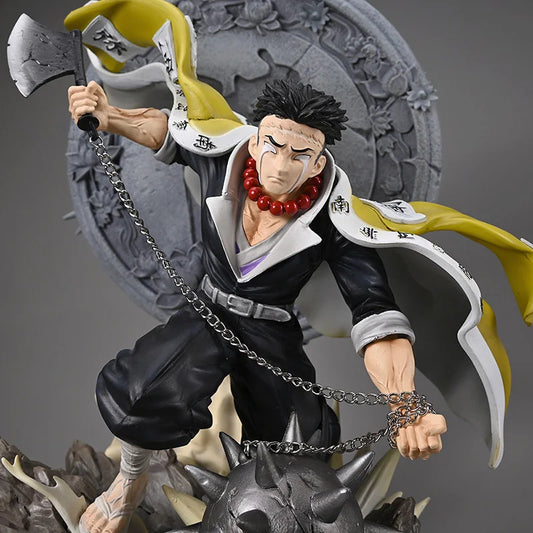 Demon Slayer Himejima Gyomei PVC Statue Figure | Stone Hashira Anime Collectible 41cm