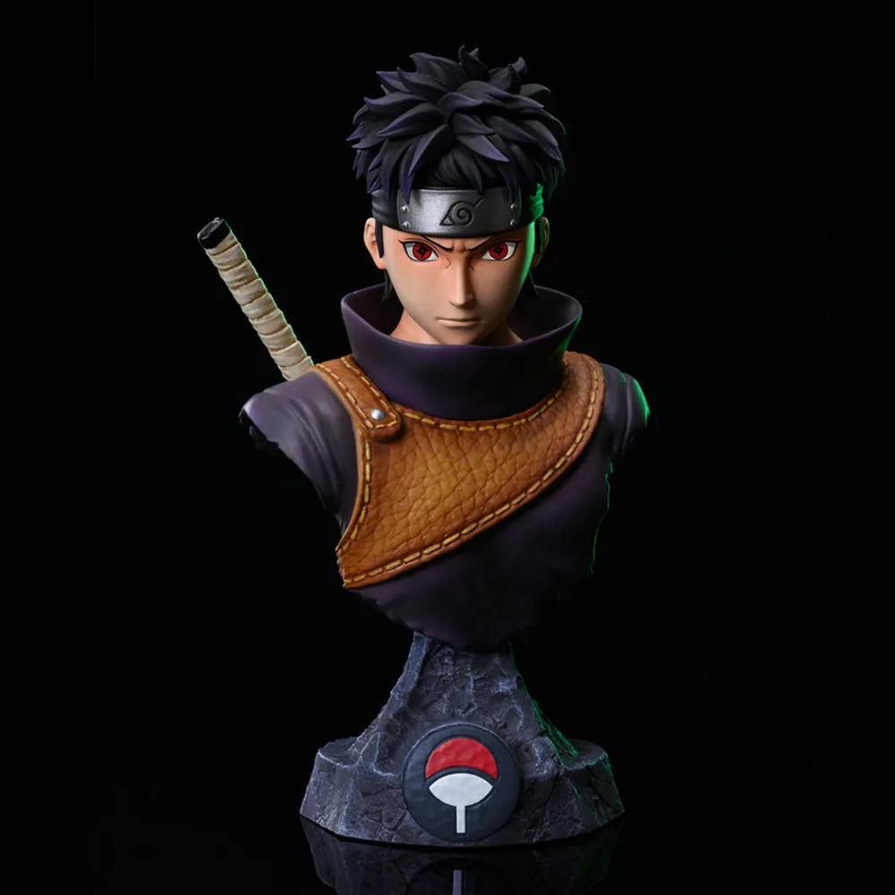 Naruto Shippuden Anime Character Bust Collection | Hokage & Uchiha Clan Figures Set | Premium PVC Statue Collectibles 10-14cm