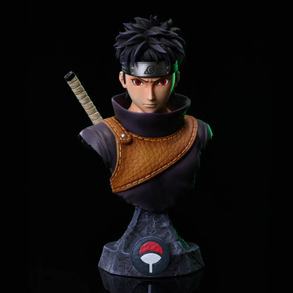 Naruto Shippuden Anime Character Bust Collection | Hokage & Uchiha Clan Figures Set | Premium PVC Statue Collectibles 10-14cm