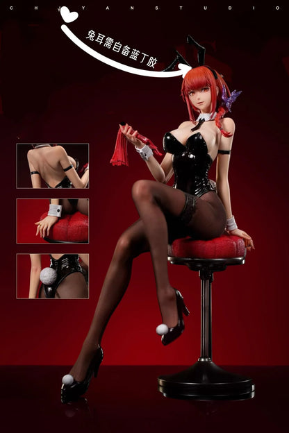 CHIYAN Studio Chainsaw Man Makima 1/4 Scale Bunny Girl Resin Statue Figure 45cm