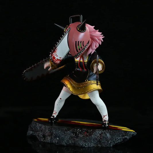 Anya Forger Chainsaw Man Cosplay Figurine | Spy x Family Anime Collectible Action Figure Statue 18CM