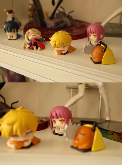 Chainsaw Man Anime Sleep Series Figurine Set 3cm