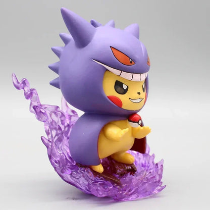 Pokemon Pokemon Pikachu Cosplay Gengar & Charizard Figurine Set - 12cm