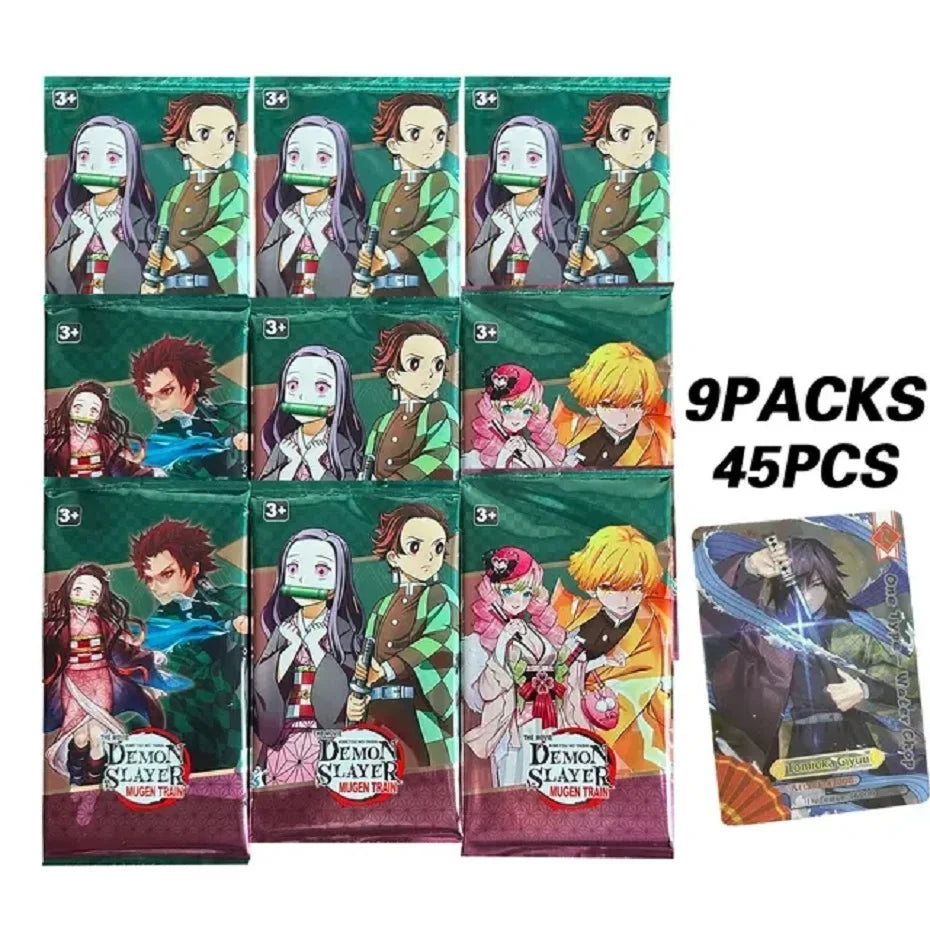 Flash Demon Slayer Cards Mugen Train SSP Card Ultra Rare Card Character Collection Card