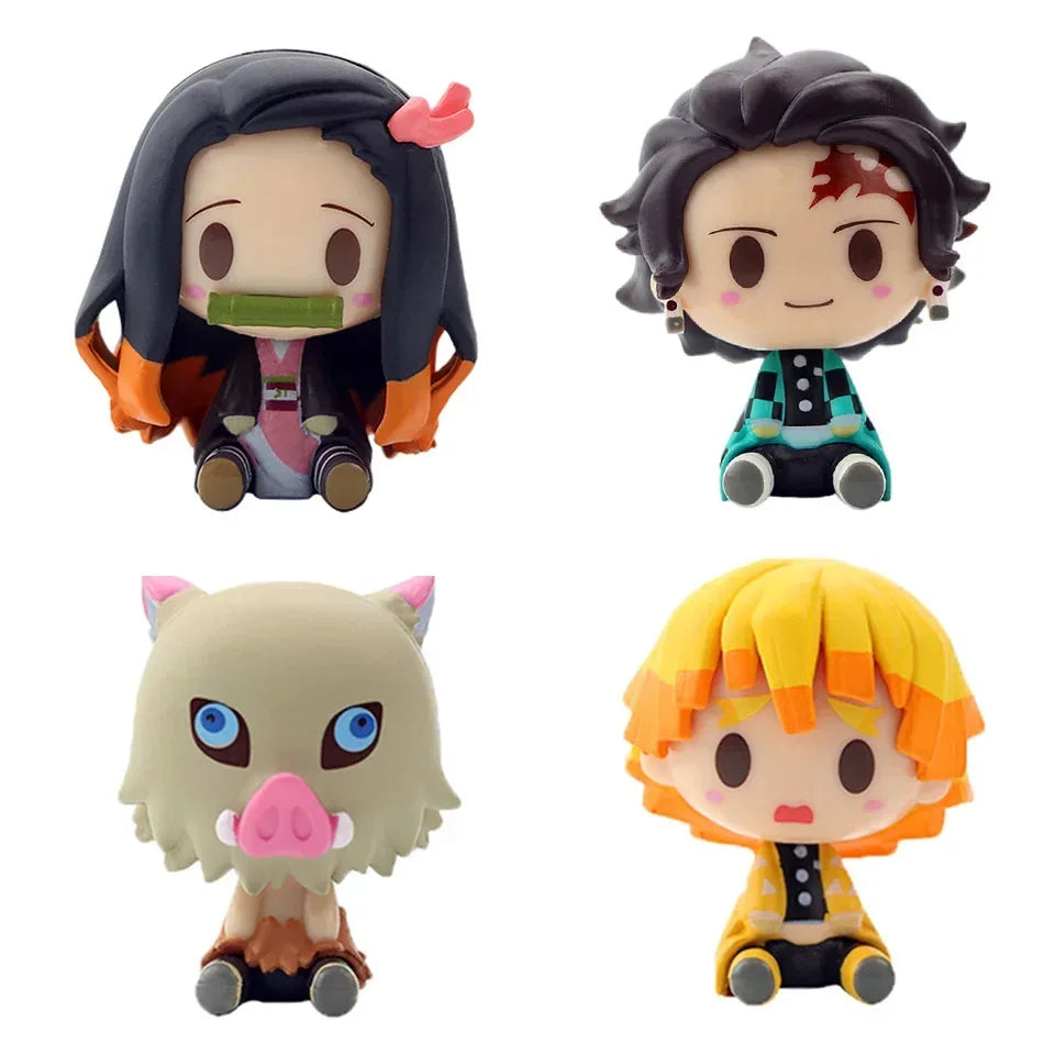 Anime Demon Slayer Blind Bag 4pcs Set