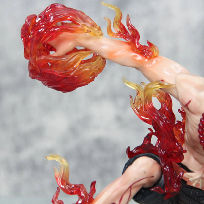 One Piece Portgas D. Ace Fire Fist Action Figure - Dynamic Battle Pose Anime Collectible Statue 16cm