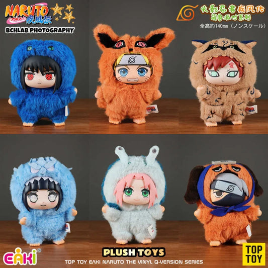 Naruto Shippuden Cute Beast Party Series Plush Blind Box – Collectible Anime Chibi Figures | Authentic Top Toy Eaki Plushies
