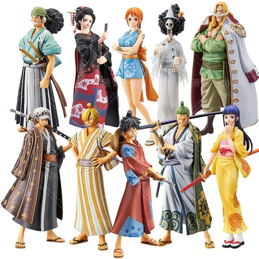 One Piece Wano Country Arc Action Figure Set - 18cm Collectible Anime Figures