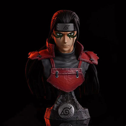 Naruto Shippuden Anime Character Bust Collection | Hokage & Uchiha Clan Figures Set | Premium PVC Statue Collectibles 10-14cm