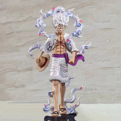 One Piece Monkey D. Luffy Gear 5 Nika Figure - Dynamic Anime Action Statue Collectible 23cm