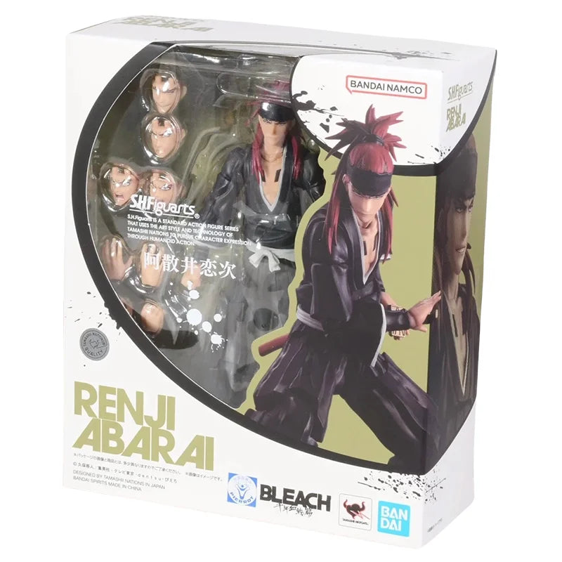 Bleach Thousand-Year Blood War S.H.Figuarts Action Figure Set - Ichigo, Renji, Byakuya, Kenpachi 15cm