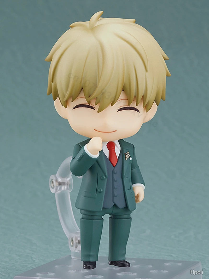 Spy x Family Nendoroid Figure Set - Loid, Anya & Yor Forger Collectible Anime Figurines - 10cm