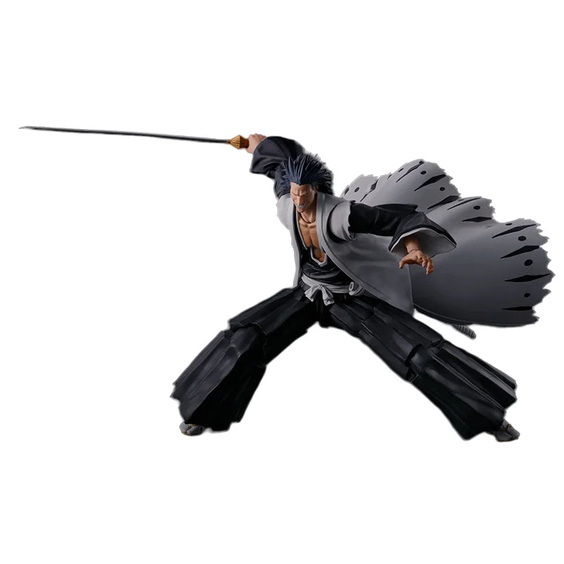 Bleach Thousand-Year Blood War S.H.Figuarts Action Figure Set - Ichigo, Renji, Byakuya, Kenpachi 15cm